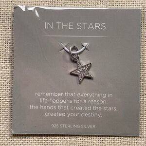 Origami Owl Core Silver Star Pendant Charm